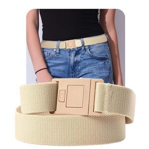 4434 Easily Adjustable Elastic Flat Buckle No Show Belts For Women –